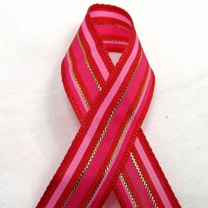 valentine stripe ribbon