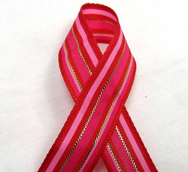 valentine stripe ribbon