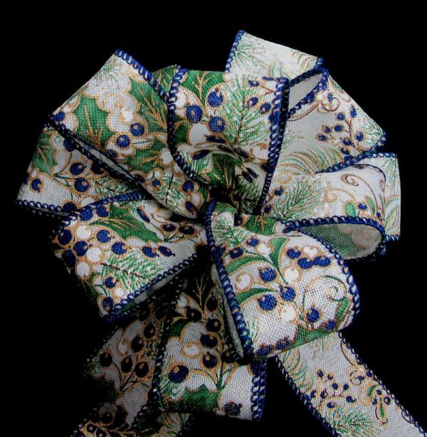 blueberries ribbon