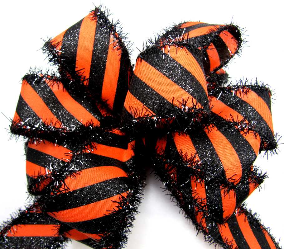 diagonal halloween ribbon