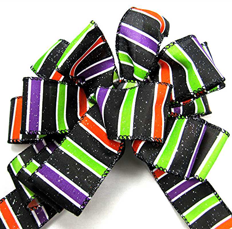 striped halloween ribbon
