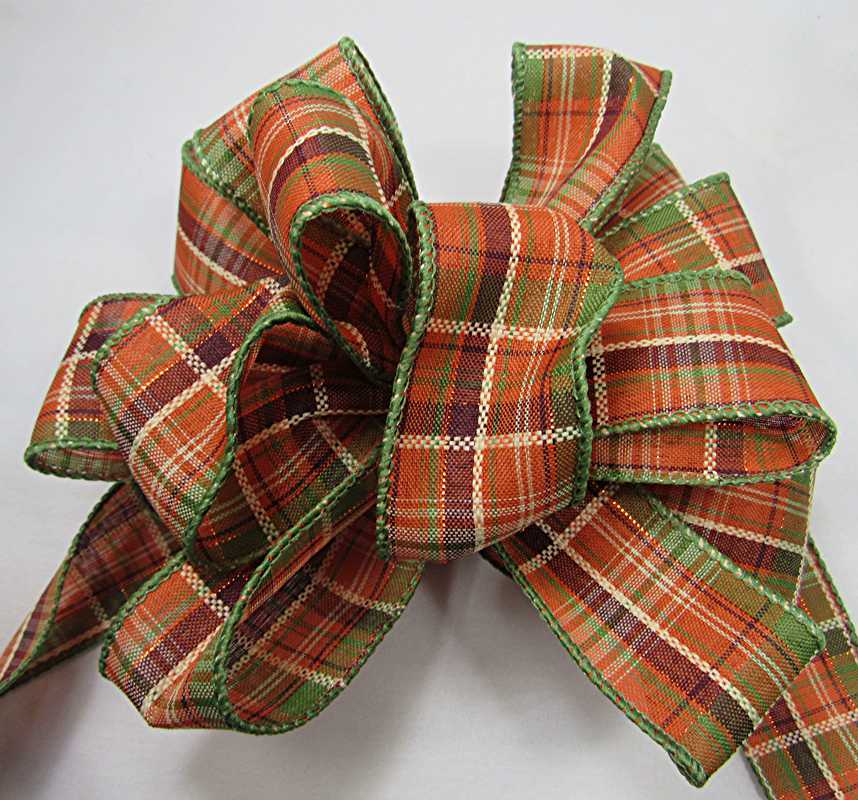 wired rust plaid