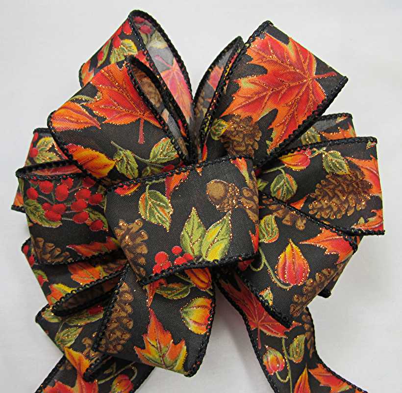 Fall leaf ribbon