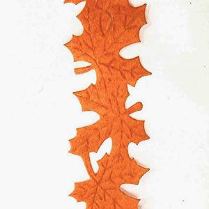 felt leaf garland