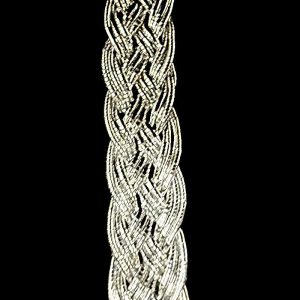 metallic braid