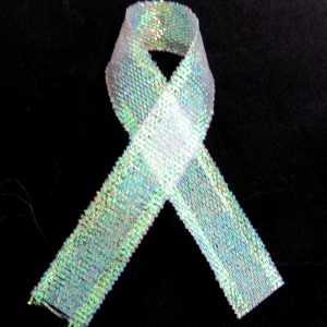 metallic ribbon