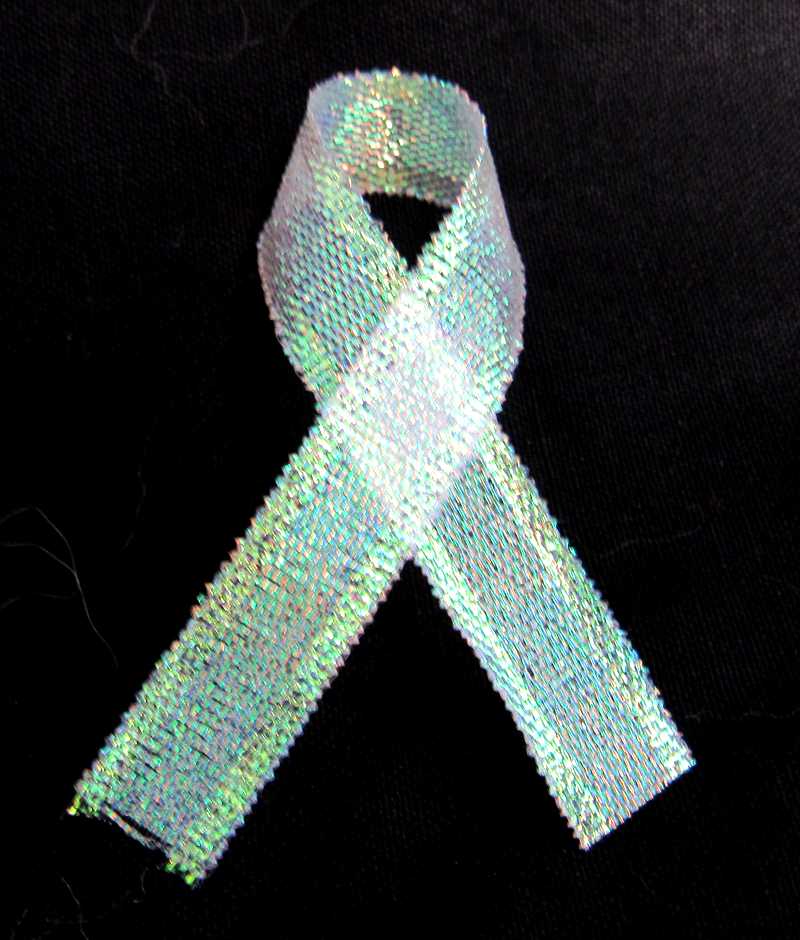 metallic ribbon