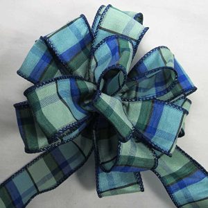 plaid stripe ribbon