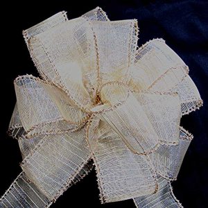 metallic ribbon